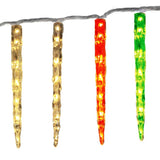 GE Color Choice 20-Count Multi-function Color Changing Mini LED Plug-In Christmas Icicle Lights