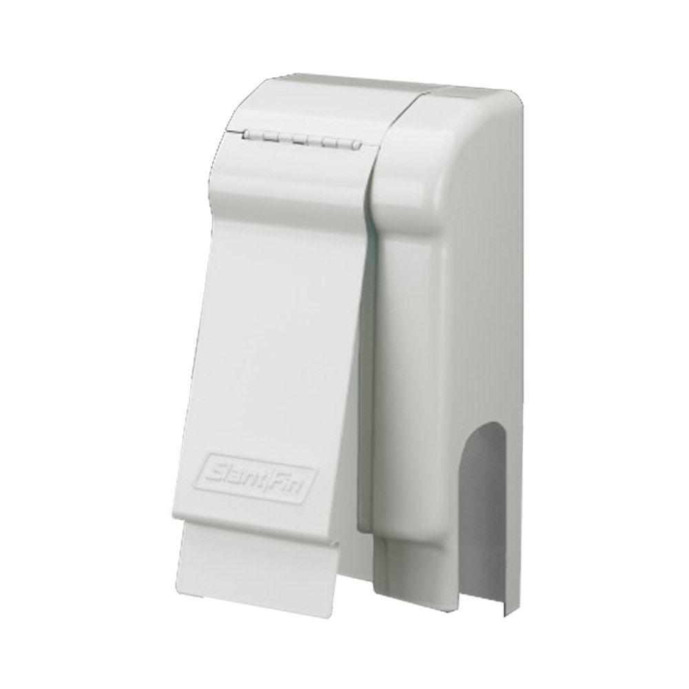 Fine/Line 30 4 in. Right Wall Trim for Baseboard Heaters in Nu White - Super Arbor