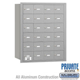 4B+ Horizontal Mailbox with 24 A Doors - Rear Loading - Private Access