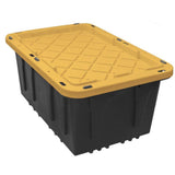 27 Gal. Tough Storage Bin in Black - Super Arbor