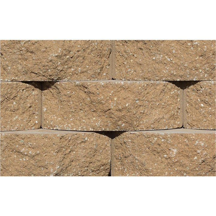 Rockwood Retaining Walls Cottage Stone 4 in. H x 12 in. W x 8.5 in. D Sandstone Concrete Garden Wall Block (96-Pieces/31.68 sq. ft./Pack)