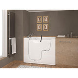 HD Series 29 in. x 53 in. Left Drain Wheelchair Access Walk-In Soaking Bathtub in White - Super Arbor