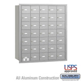 4B+ Horizontal Mailbox with 35 Doors - Rear Loading - USPS Approved