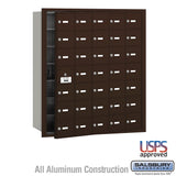 4B+ Horizontal Mailbox with 28 Doors - Rear Loading - USPS Approved
