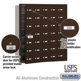 4B+ Horizontal Mailbox with 28 Doors - Rear Loading - USPS Approved
