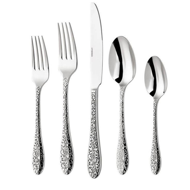 Ivy Flourish 18/10 Stainless Steel Teaspoons (Set of 12)