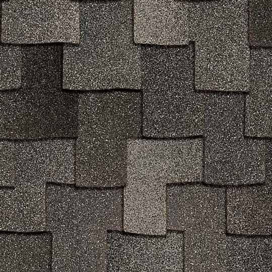 Owens Corning Woodcrest Shingles - Granite Color, 4 in. Exposure, Class A Fire Rated