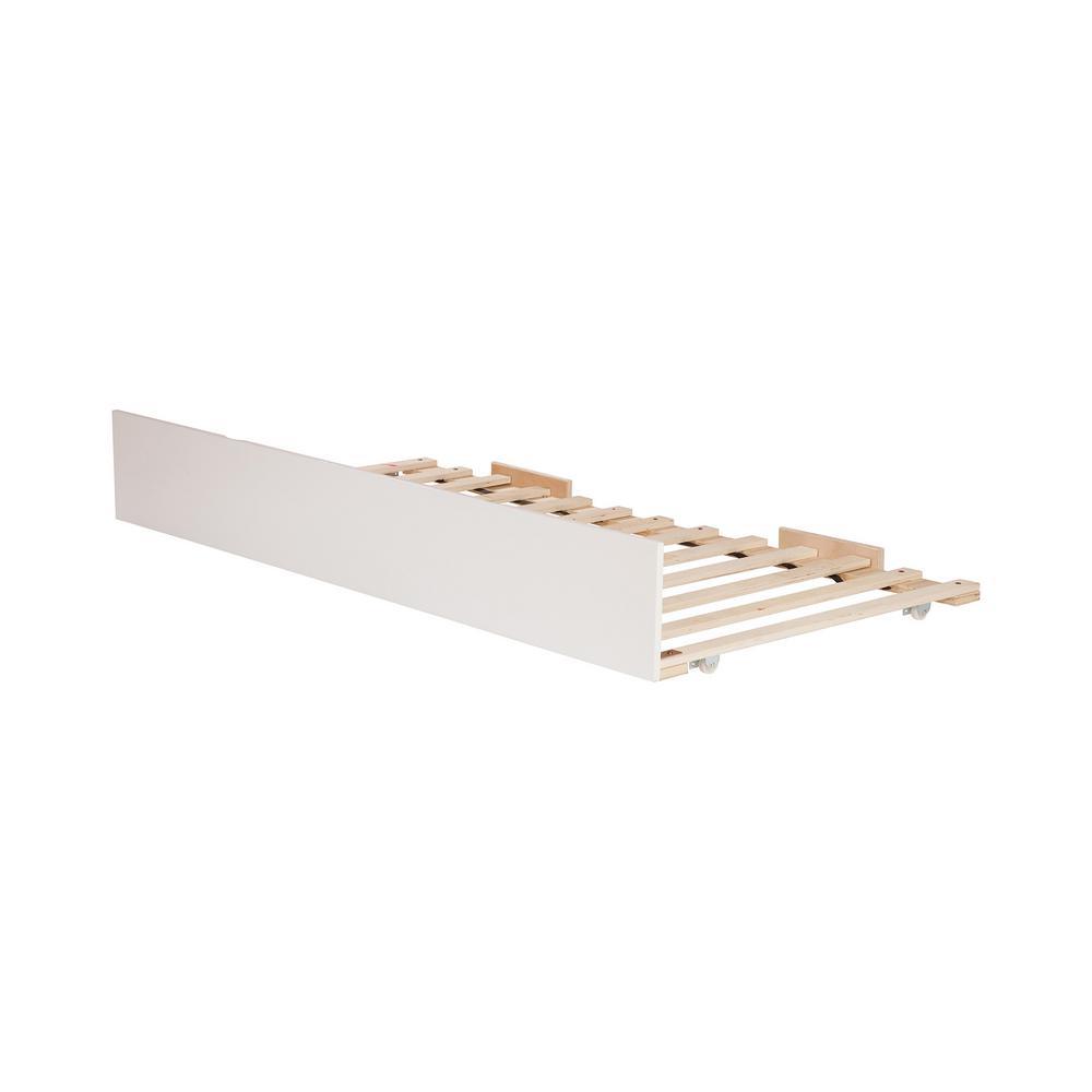 Urban White Trundle Full Bed - Super Arbor