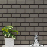 MSI Crisson Bevel Subway Peel and Stick 12 in. X 12 in. X 4 mm Glass Mosaic Tile ( 19.6 sq. ft./case)