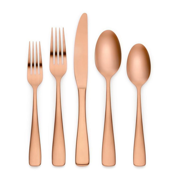 Luna 20-Piece Copper 18/0 Stainless Steel Flatware Set (Service for 4)