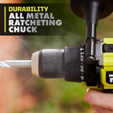 18-Volt ONE+ Lithium-Ion Cordless Brushless 1/2 in. Hammer Drill/Driver Kit with 4.0Ah LITHIUM+ Battery, Charger and Bag