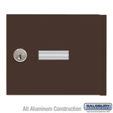 Replacement Door and Lock for 4B+ Horizontal Mailbox with Keys - Bronze