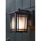 Port Oxford 1-Light Oil-Rubbed Chestnut Outdoor Wall Lantern Sconce