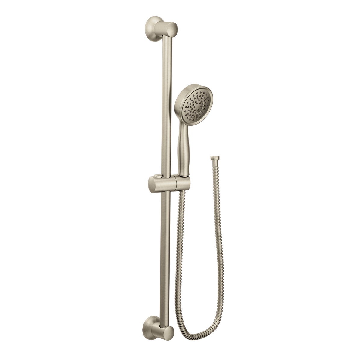 Moen Eco-Performance Handheld Shower with 24-in Slide Bar, Brushed Nickel, 1.75 GPM