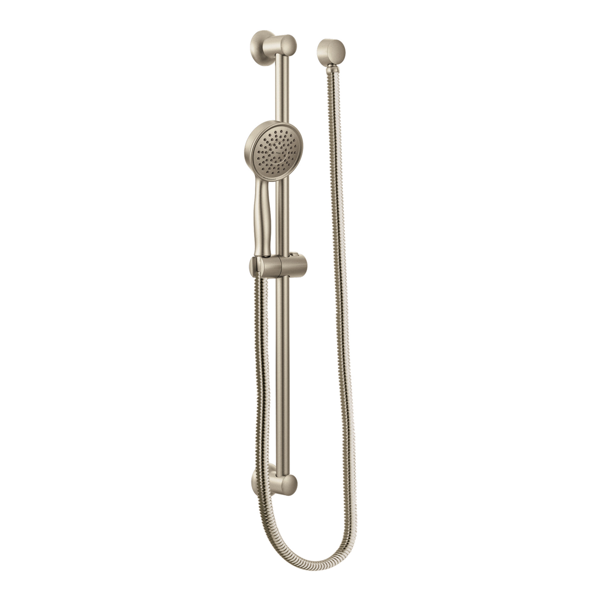 Moen Eco-Performance Handheld Shower with 24-in Slide Bar, Brushed Nickel, 1.75 GPM