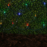 GE StayBright 5-ft x 4-ft Constant Multicolor LED Mini Plug-In Christmas Net Lights ENERGY STAR