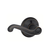Schlage Aged Bronze Dummy Lever, Left Handed