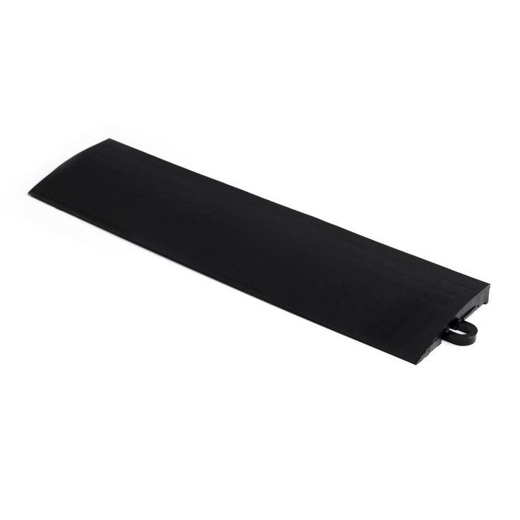 MotorDeck 12 in. x 3 in. Black Modular Edging Kit Male (22-Piece, Includes 2 Corner Edges)