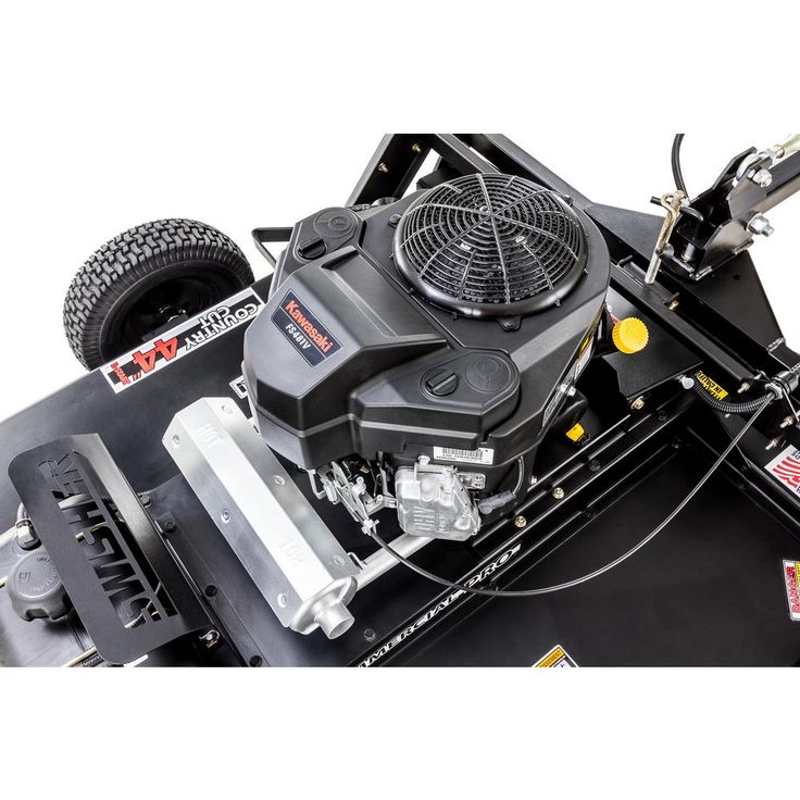 Swisher Commercial Pro 44 in. 14.5-HP 12-Volt Kawasaki Pull-Behind Rough-Cut Lawn Mower Trail Cutter