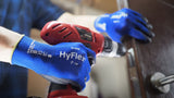 HYFLEX 11-618 Polyurethane Palm Dipped Safety Gloves, Medium (Size 8)