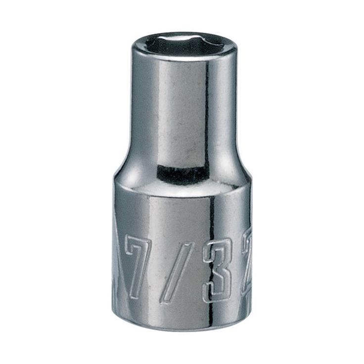 Craftsman 7/32 in. SAE 6 Point Standard Shallow Socket