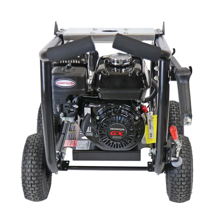 Simpson Super Pro Roll-Cage 3600 PSI at 2.5 GPM HONDA GX200 Cold Water Professional Gas Pressure Washer
