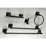 Monarch 5-Piece Bathroom Accessory Set in Black - Super Arbor