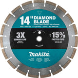 14 in. Segmented Rim Diamond Blade for General Purpose (3-Pack) - Super Arbor