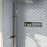 MSI Ice Bevel Subway 11.73 in. x 11.73 in. x 8 mm Glass Blend Mesh-Mounted Mosaic Tile (9.6 sq. ft. /case)