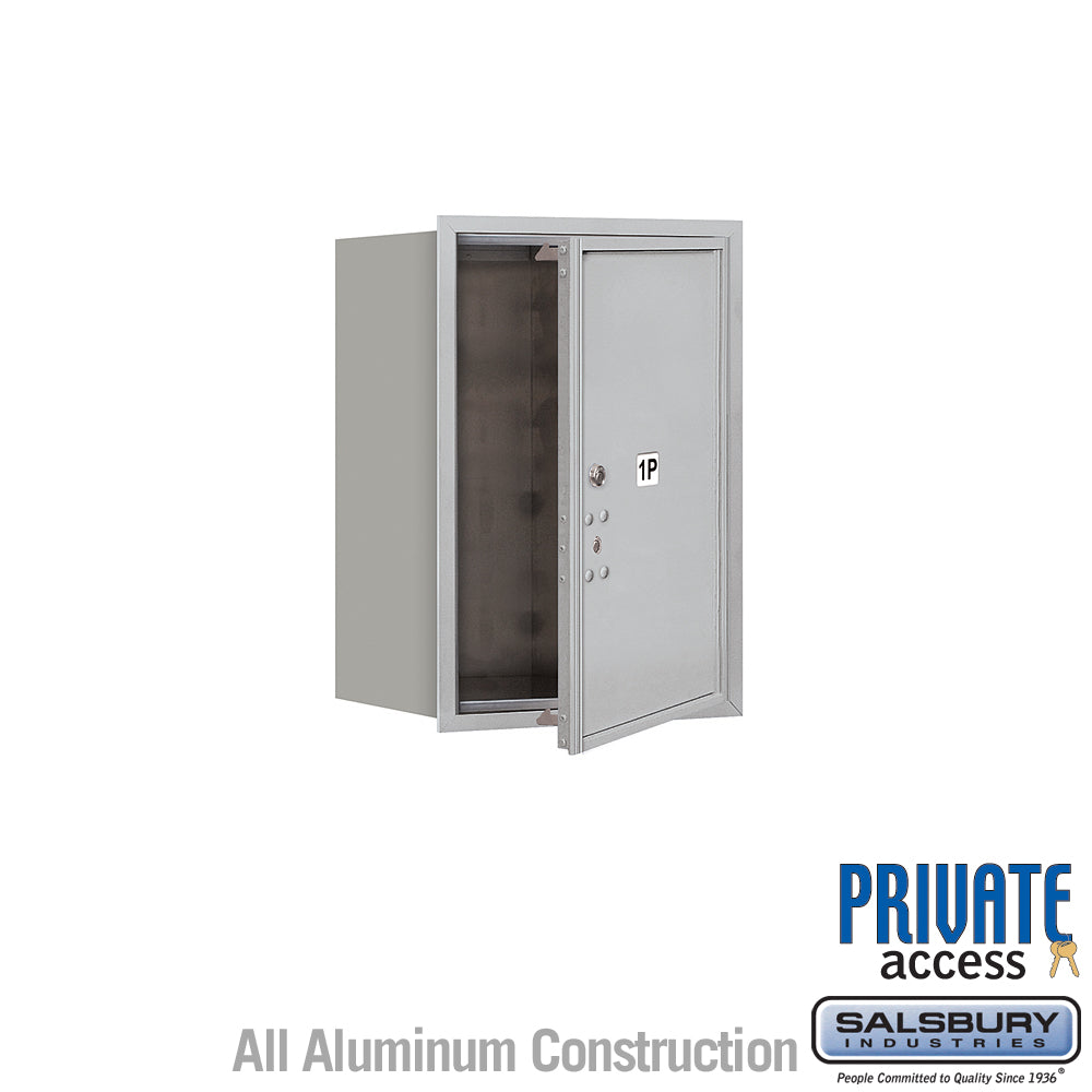 6 Door High Recessed Mounted 4C Horizontal Parcel Locker with Private Access - Front Loading