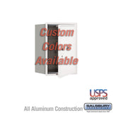 6-Door High Recessed Mounted Parcel Locker with USPS Access - Bronze
