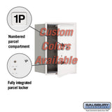 6-Door High Recessed Mounted Parcel Locker with USPS Access - Bronze