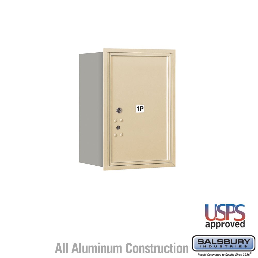 6-Door High Recessed Mounted Parcel Locker with USPS Access - Rear Loading