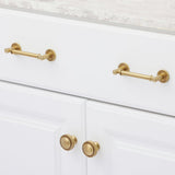 Minted 1.5 in. Satin Brass Large Knob - Super Arbor
