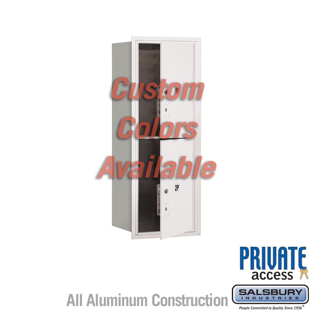 Recessed Mounted 4C Parcel Locker with Master Commercial Locks - ADA Compliant