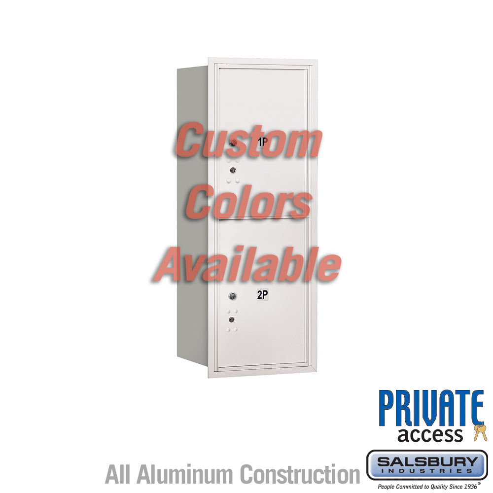 Recessed Mounted 4C Parcel Locker - 10 Door High Unit - Rear Loading - Private Access