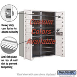 Recessed Mounted 4C Horizontal Mailbox - 11 Door High Unit with Parcel Locker