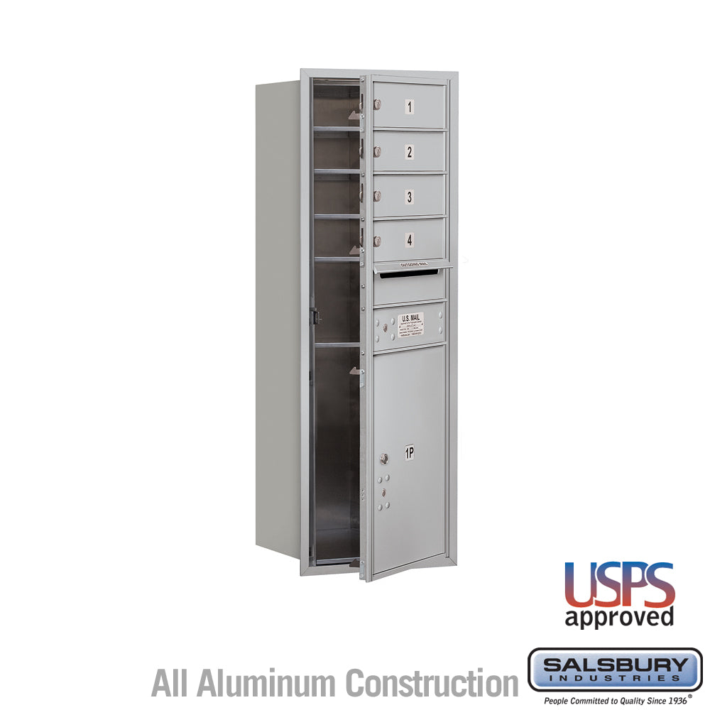 11-Door Recessed Mounted Mailbox with Parcel Locker and USPS Access