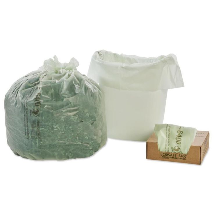 STOUT by Envision 45-Pack 13-Gallon Green Plastic Can Trash Bag