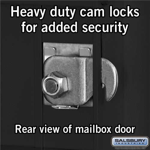 Maximum Height Recessed Mounted 4C Horizontal Mailbox with 15 Doors and 3 Parcel Lockers - Front Loading
