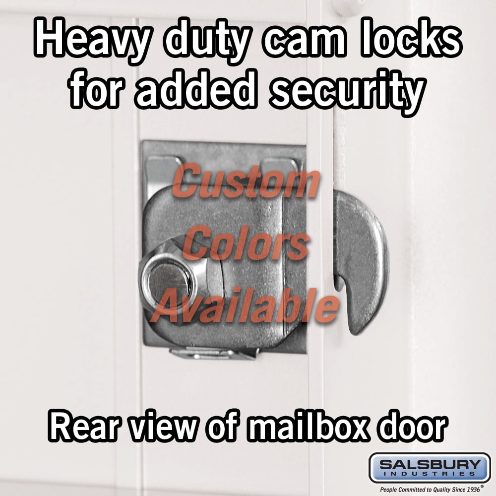 Recessed Mounted 4C Horizontal Mailbox with Parcel Lockers