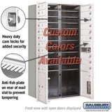 Recessed Mounted 4C Horizontal Mailbox – Maximum Height, Double Column, Custom Color, Front Loading, USPS Access