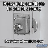 Maximum Height Recessed Mounted Mailbox with 6 Doors and 2 Parcel Lockers