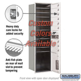 Recessed Mounted 4C Horizontal Mailbox - Maximum Height Unit with Parcel Lockers