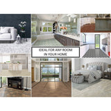 Achim Nexus Self-Adhesive Vinyl Floor Tile, 12 x 12 in, Charcoal Grey Wood — 20 Tiles Cover 20 sq ft
