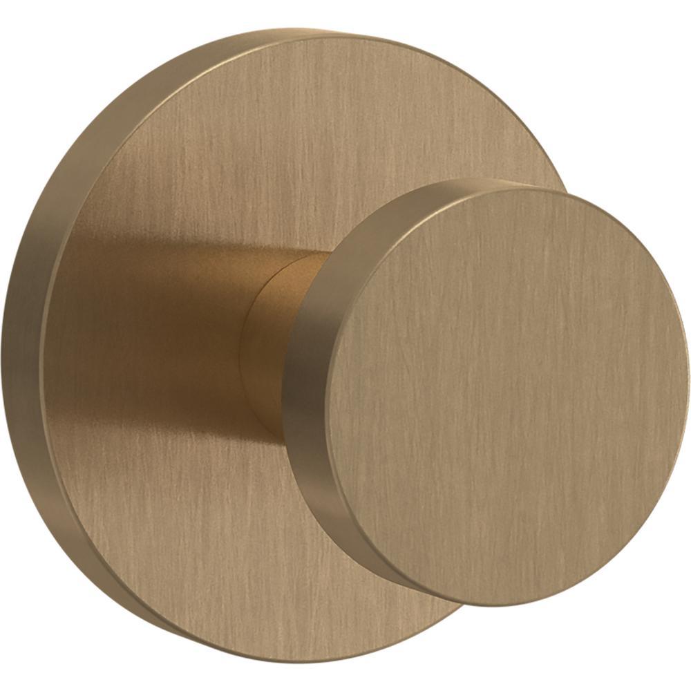Modern Round 2.75 in. Satin Nickel Post Hook - Super Arbor