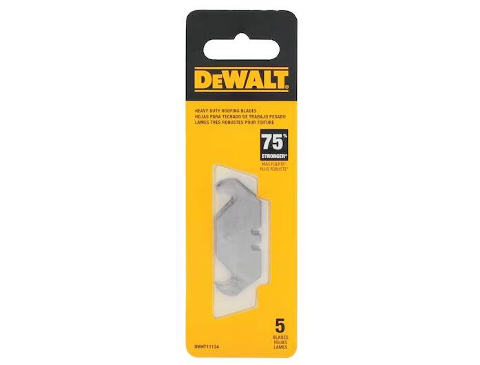 DeWalt Roofing Utility Knife Blade 5/Pack