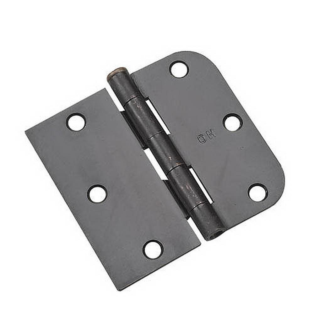 Full Mortise Inset Brushed Nickel Hinge (3-Pack) - Super Arbor