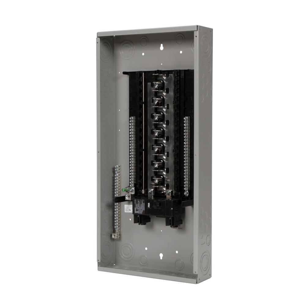 PN Series 200 Amp 30-Space 48-Circuit Main Breaker Plug-On Neutral Load Center Indoor with Copper Bus - Super Arbor