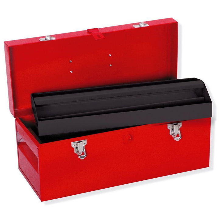 Heavy Duty Metal Tool Box - 17 in. X 7 1/2 in. X 7 in. - Super Arbor